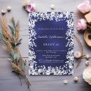 Search for winter sweet 16 invitations Snowflakes