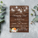 Search for string lights thanksgiving invitations Rustic