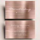 Search for microblading business cards Rose gold