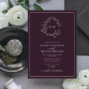 Search for plum purple invitations Modern