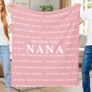 Search for made with love blankets Grandparents