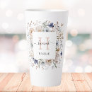 Search for blue flower mugs Watercolor