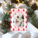 Search for hot pink christmas cards Merry and bright