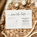 Search for calendar save the dates Black and white