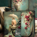 Search for romantic wrapping paper Sage green