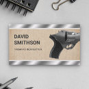 Search for firearms business cards Handgun