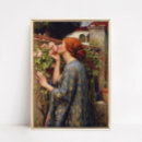 Search for vintage rose posters John william waterhouse