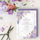 Search for lavender save the dates Floral