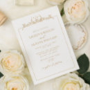Search for gold floral border invitations Elegant