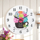 Search for red kitchen clocks Colourful
