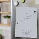 Search for airplane save the dates Simple