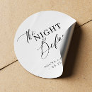 Search for rehearsal dinner stickers Minimal