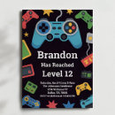 Search for 12th boy birthday invitations Gaming