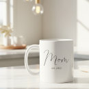 Search for mom est mugs Fun modern saying