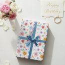 Search for wildflowers wrapping paper Whimsical