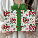 Search for retro xmas wrapping paper Santa