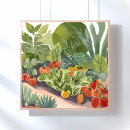 Search for vegetable posters Watercolor
