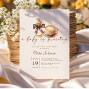 Search for baby is brewing invitations Bow
