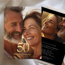 Search for fortieth anniversary invitations Gold