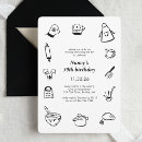 Search for cooking birthday invitations Baking