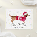 Search for funny dachshund christmas cards Snow