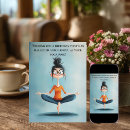 Search for funny yoga birthday cards Women