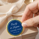 Search for navy gold wedding stickers Vintage