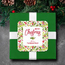 Search for red holly berries stickers Watercolor greenery