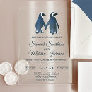 Search for penguin wedding invitations Animals