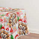 Search for christmas dog tablecloths Pattern