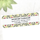 Search for stylish pattern return address labels Trendy