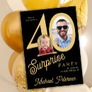 Search for 40 years invitations Fortieth