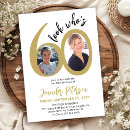 Search for look whos sixty invitations Typography
