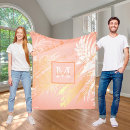 Search for coral rose blankets Elegant