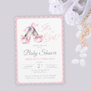 Search for ballerina baby pregnancy invitations Blush pink
