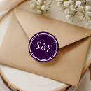 Search for purple wedding envelope seals Elegant