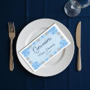 Search for blue and silver napkins Quinceanera
