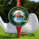 Search for golfer christmas tree decorations Green