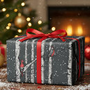 Search for snowy trees wrapping paper Modern