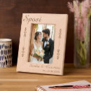 Search for wedding picture frames Engraved wood