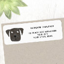 Search for labrador puppy return address labels Cute