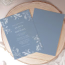 Search for vintage typography wedding invitations Dusty blue