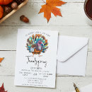 Search for watercolor thanksgiving invitations Turkey