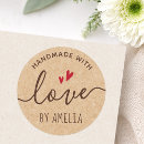 Search for arts and crafts stickers Handmade with love craft