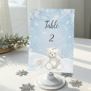 Search for snowflake table cards Baby it's cold outside