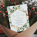 Search for holly berries christmas invitations Family christmas party