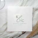 Search for sage green napkins Typography