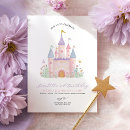 Search for enchanted castle invitations Princess party