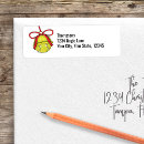 Search for jingle bell return address labels Festive
