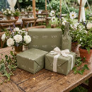Search for olive green wrapping paper Elegant